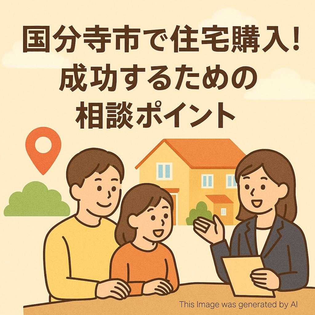 国分寺市で住宅購入！成功するための相談ポイント