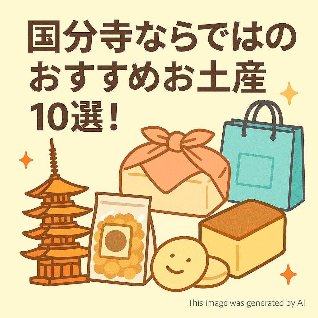 国分寺ならではのおすすめお土産10選！