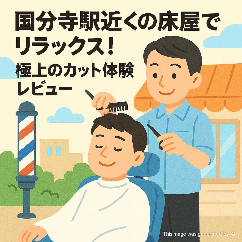 国分寺駅近くの床屋でリラックス！極上のカット体験レビュー