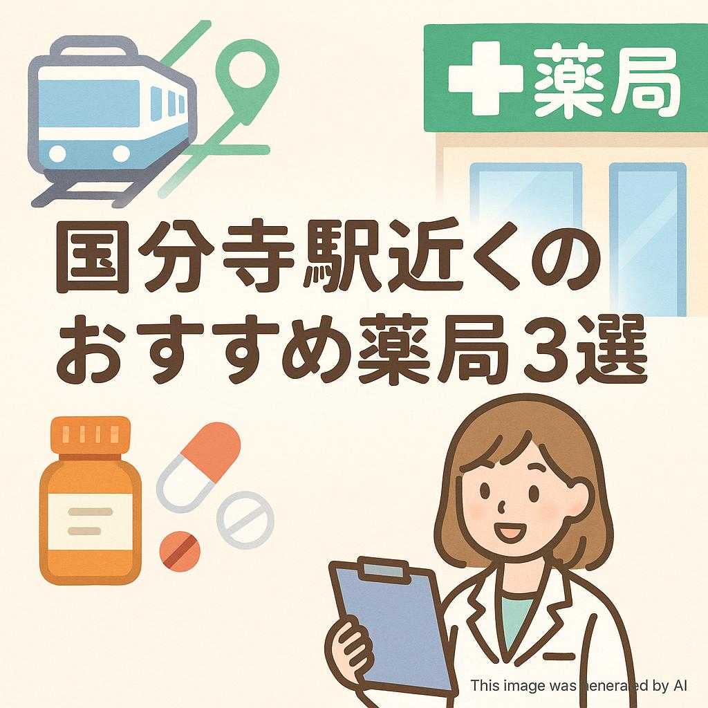 国分寺駅近くのおすすめ薬局3選