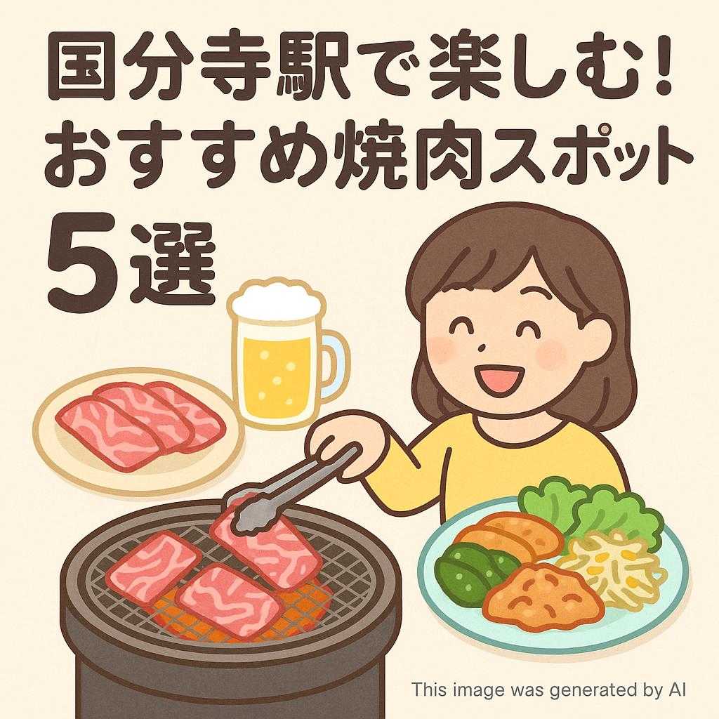 国分寺駅で楽しむ！おすすめ焼肉スポット5選