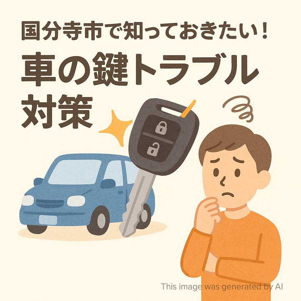 国分寺市で知っておきたい！車の鍵トラブル対策
