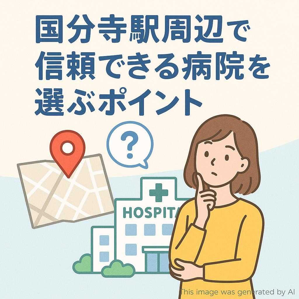 国分寺駅周辺で信頼できる病院を選ぶポイント