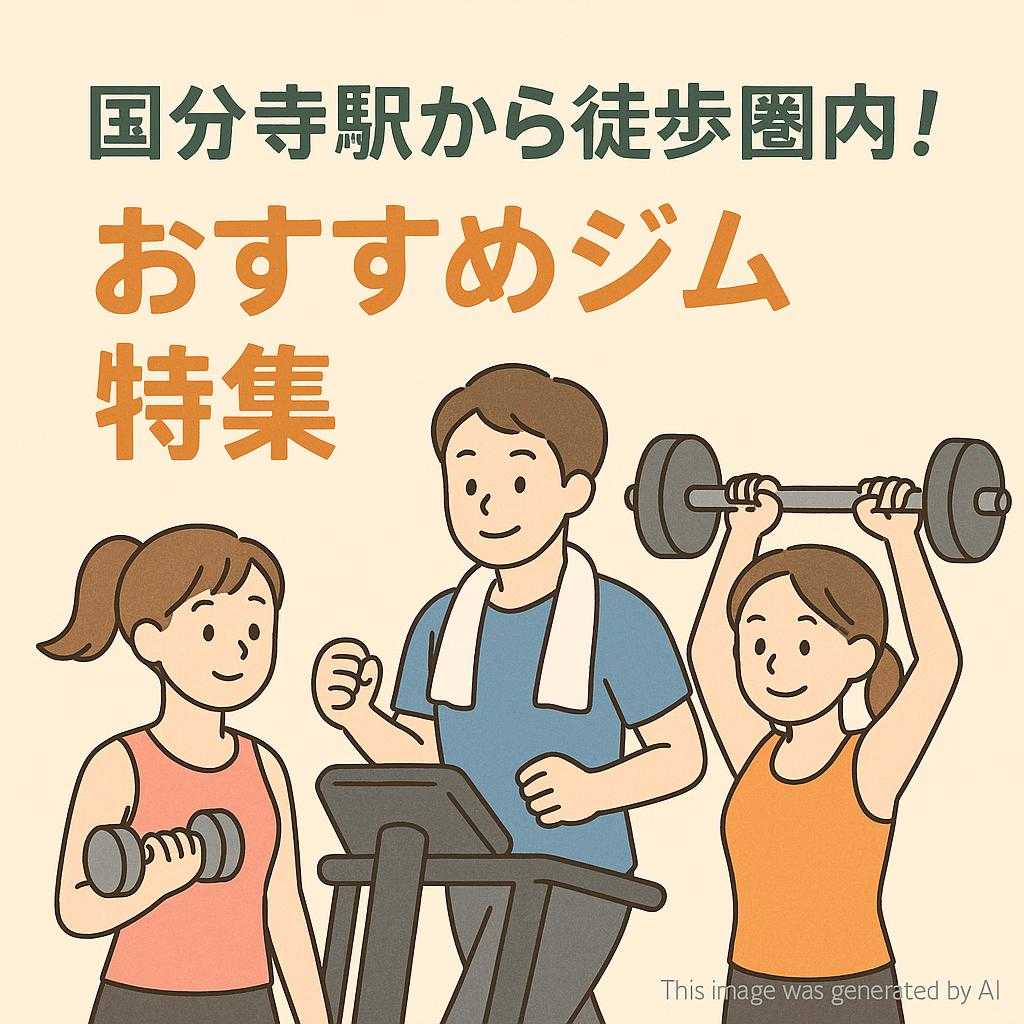 国分寺駅から徒歩圏内！おすすめジム特集