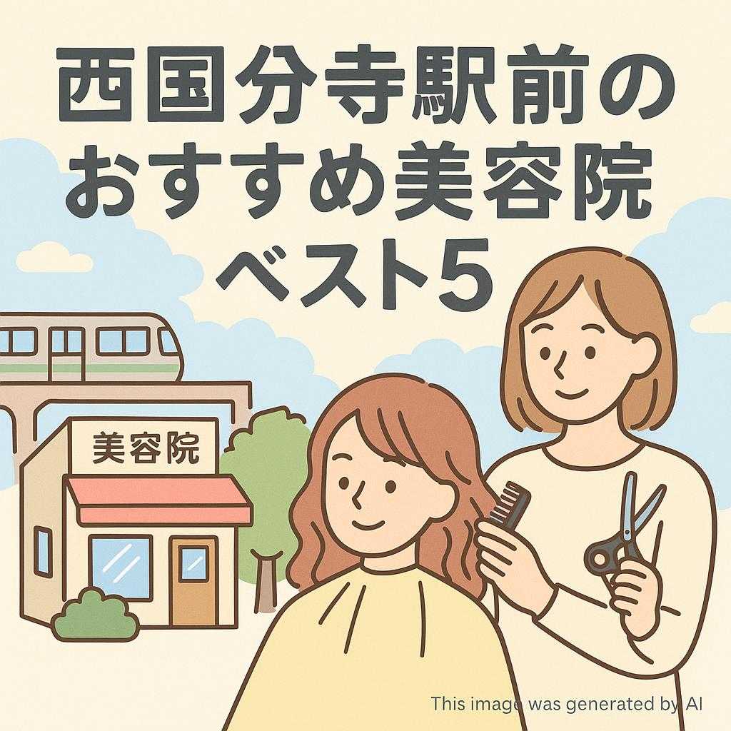 西国分寺駅前のおすすめ美容院ベスト5