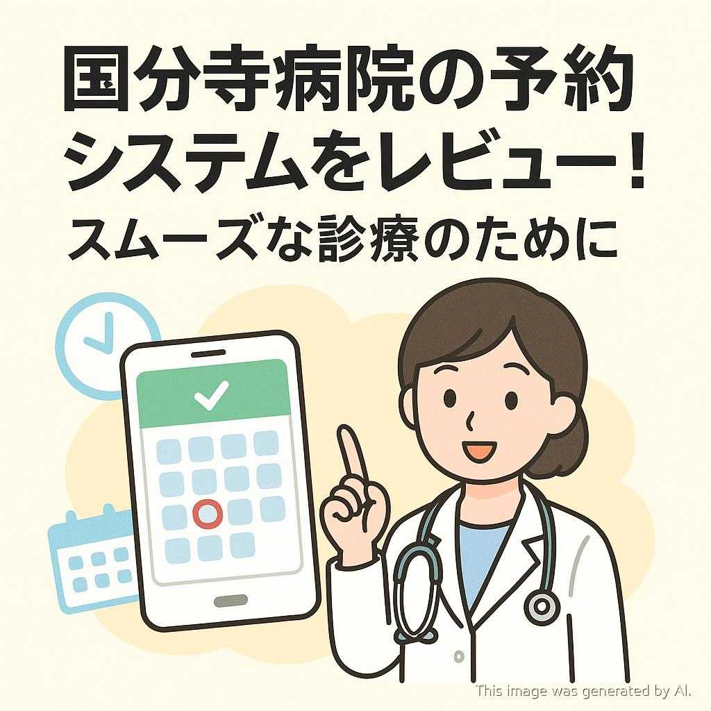 国分寺病院の予約システムをレビュー！スムーズな診療のために