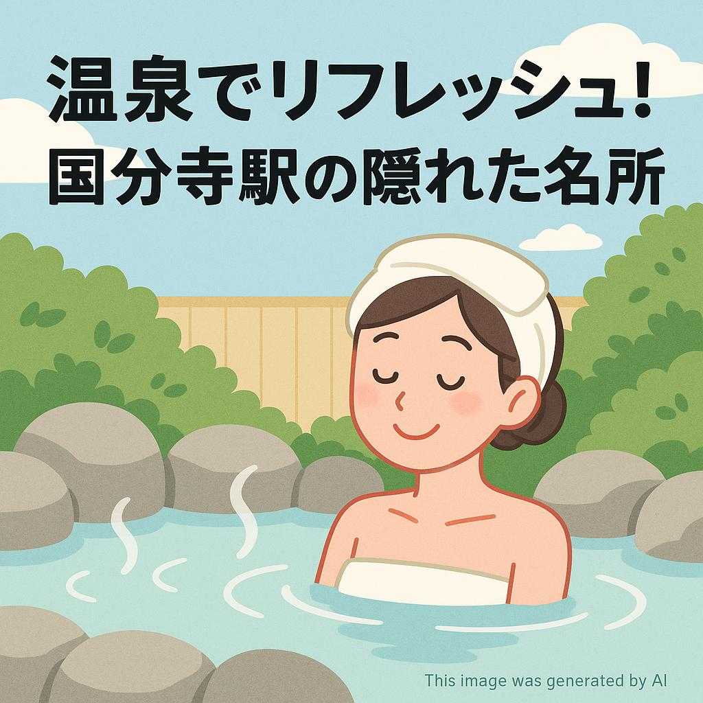 温泉でリフレッシュ！国分寺駅の隠れた名所