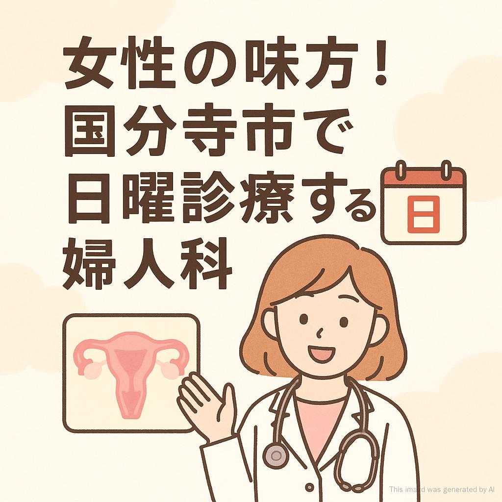 女性の味方！国分寺市で日曜診療する婦人科