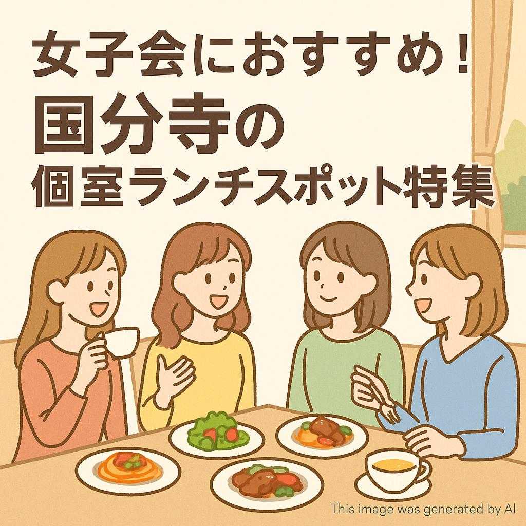 女子会におすすめ！国分寺の個室ランチスポット特集