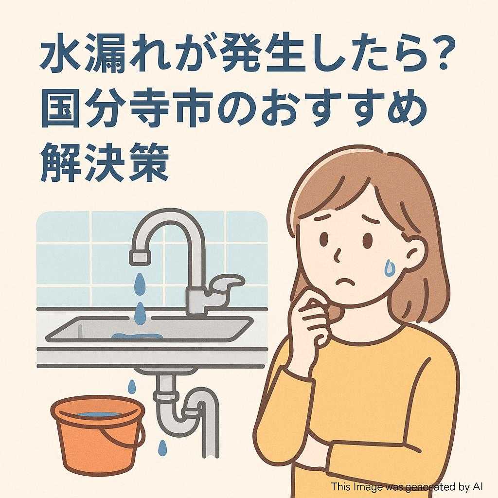 水漏れが発生したら？国分寺市のおすすめ解決策