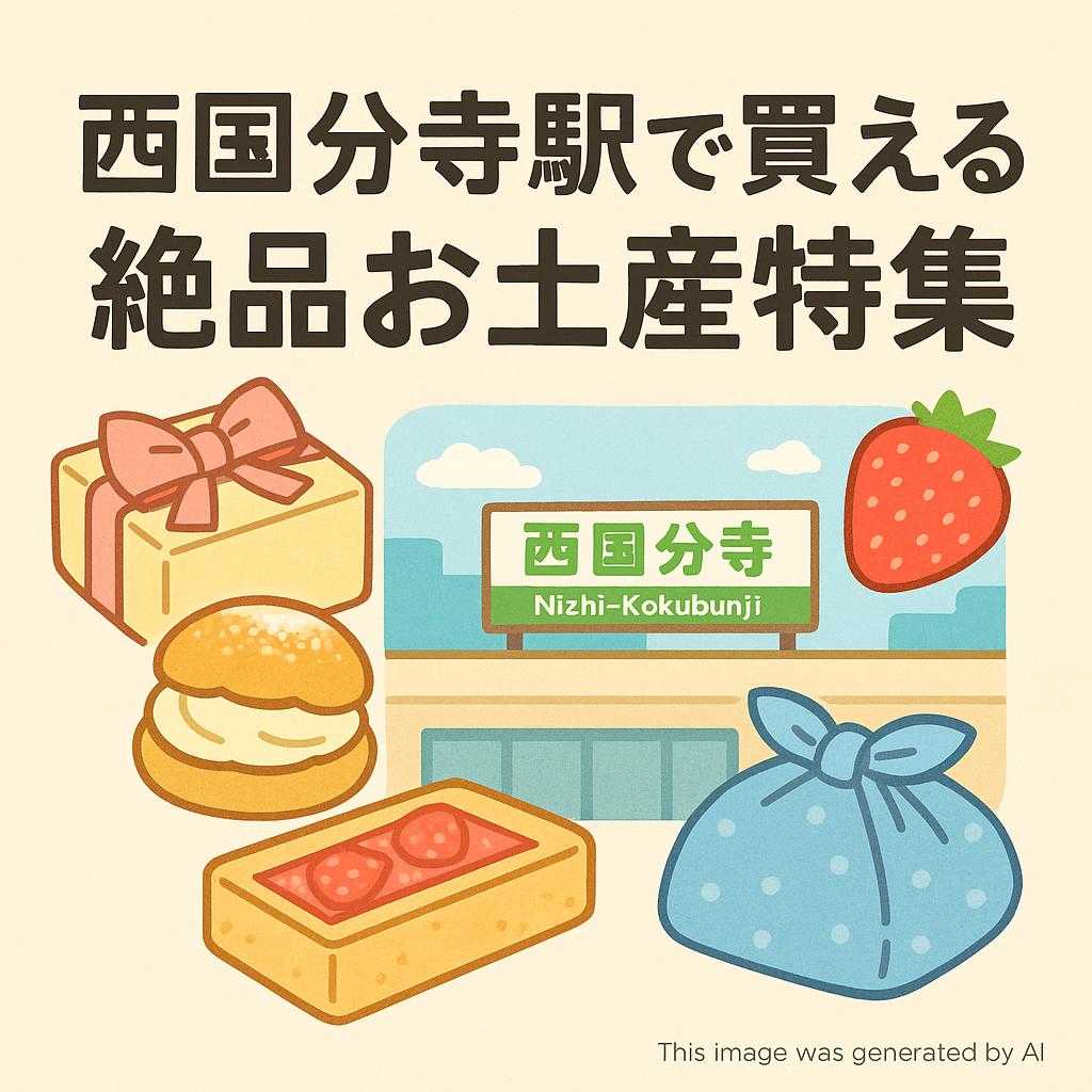 西国分寺駅で買える絶品お土産特集