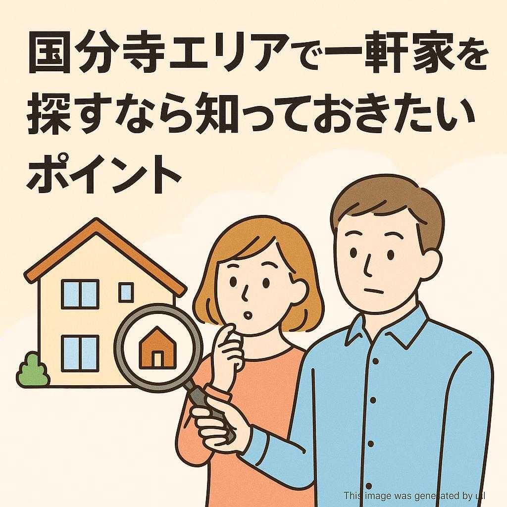国分寺エリアで一軒家を探すなら知っておきたいポイント