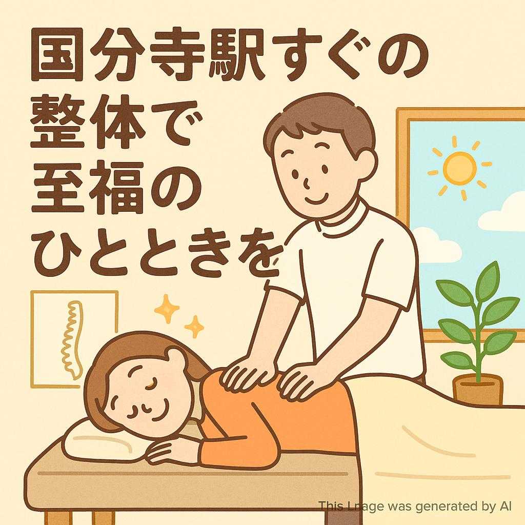 国分寺駅すぐの整体で至福のひとときを