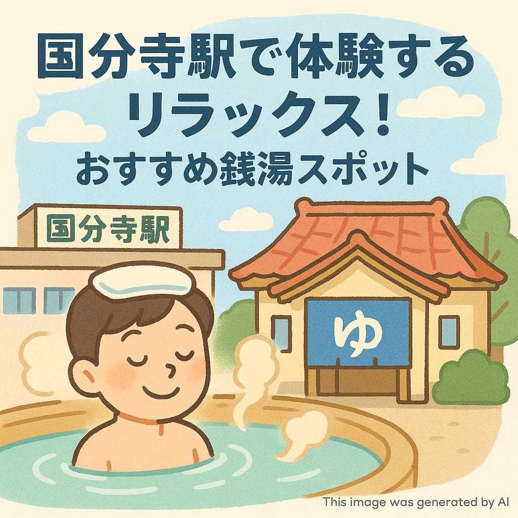 国分寺駅で体験するリラックス！おすすめ銭湯スポット