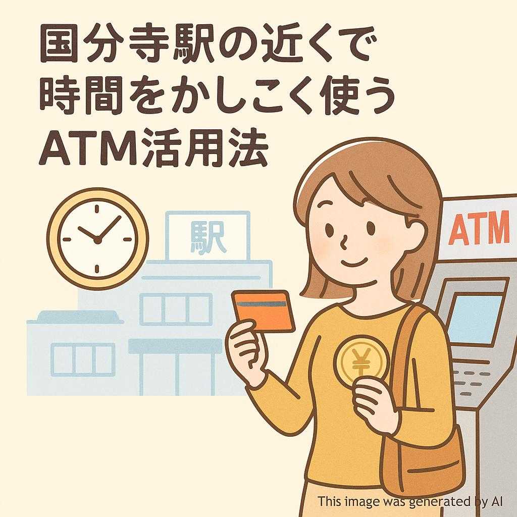 国分寺駅の近くで時間をかしこく使うATM活用法