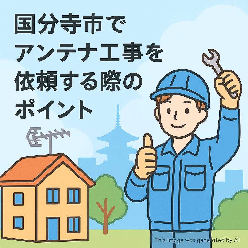 国分寺市でアンテナ工事を依頼する際のポイント