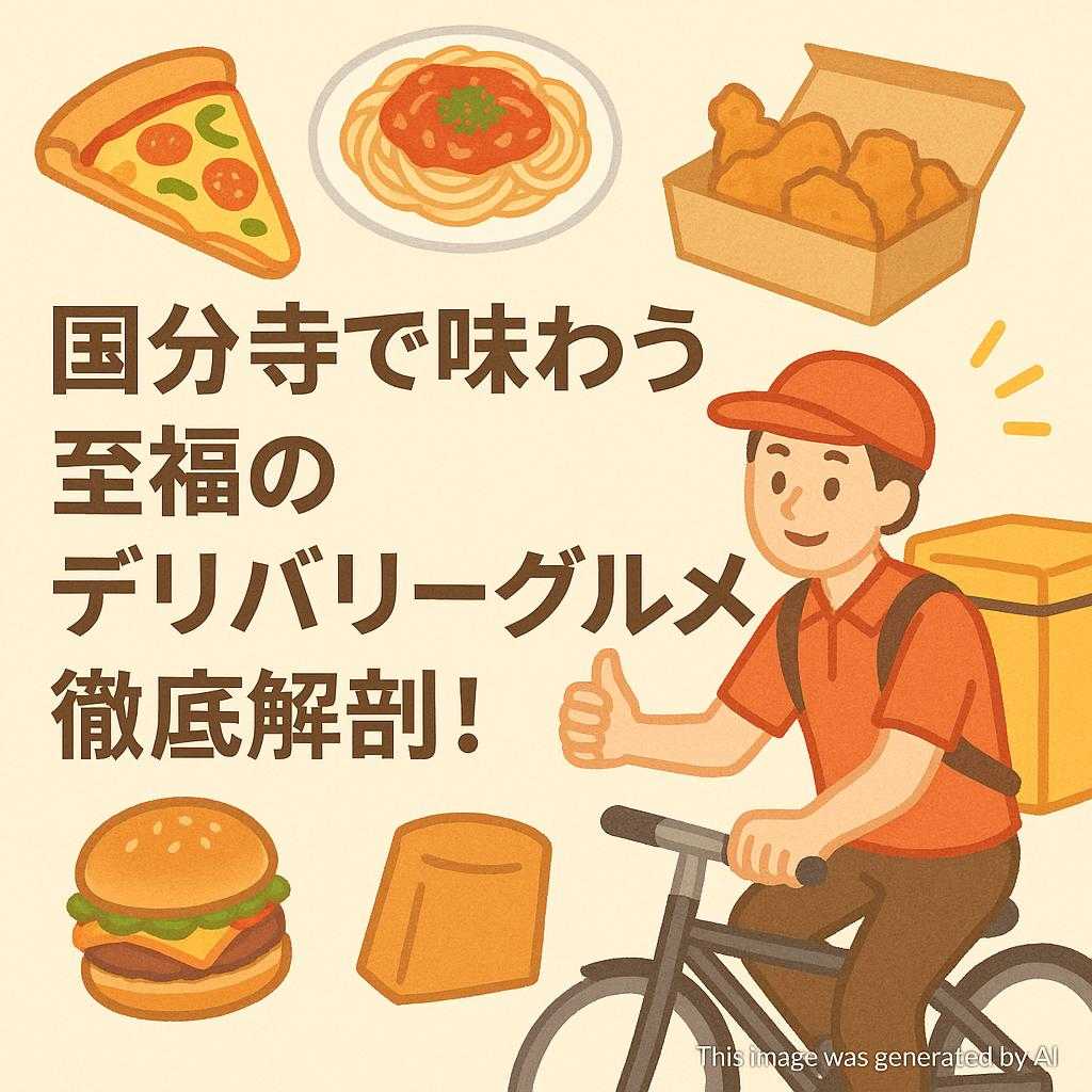 国分寺で味わう至福のデリバリーグルメ徹底解剖！