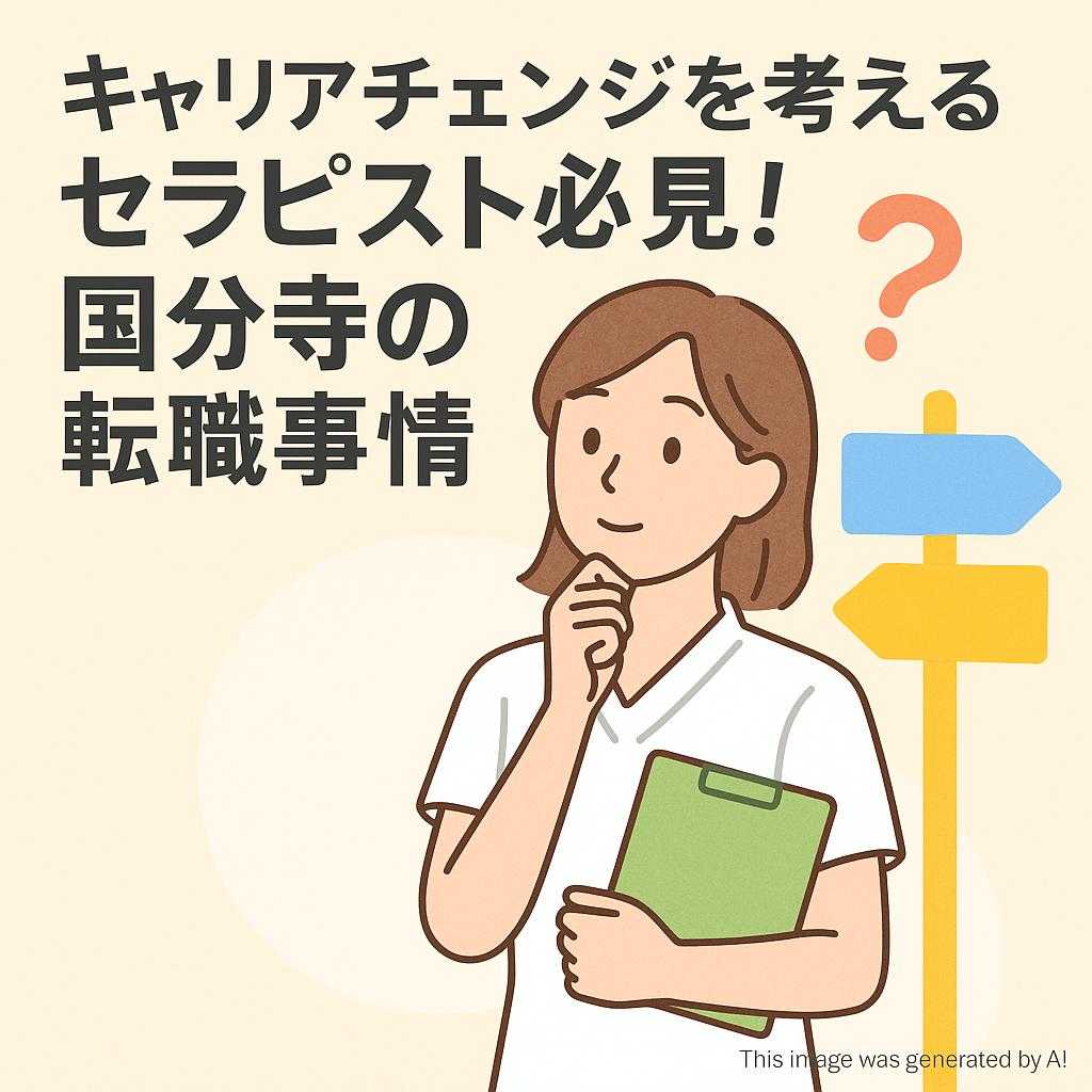 キャリアチェンジを考えるセラピスト必見!国分寺の転職事情