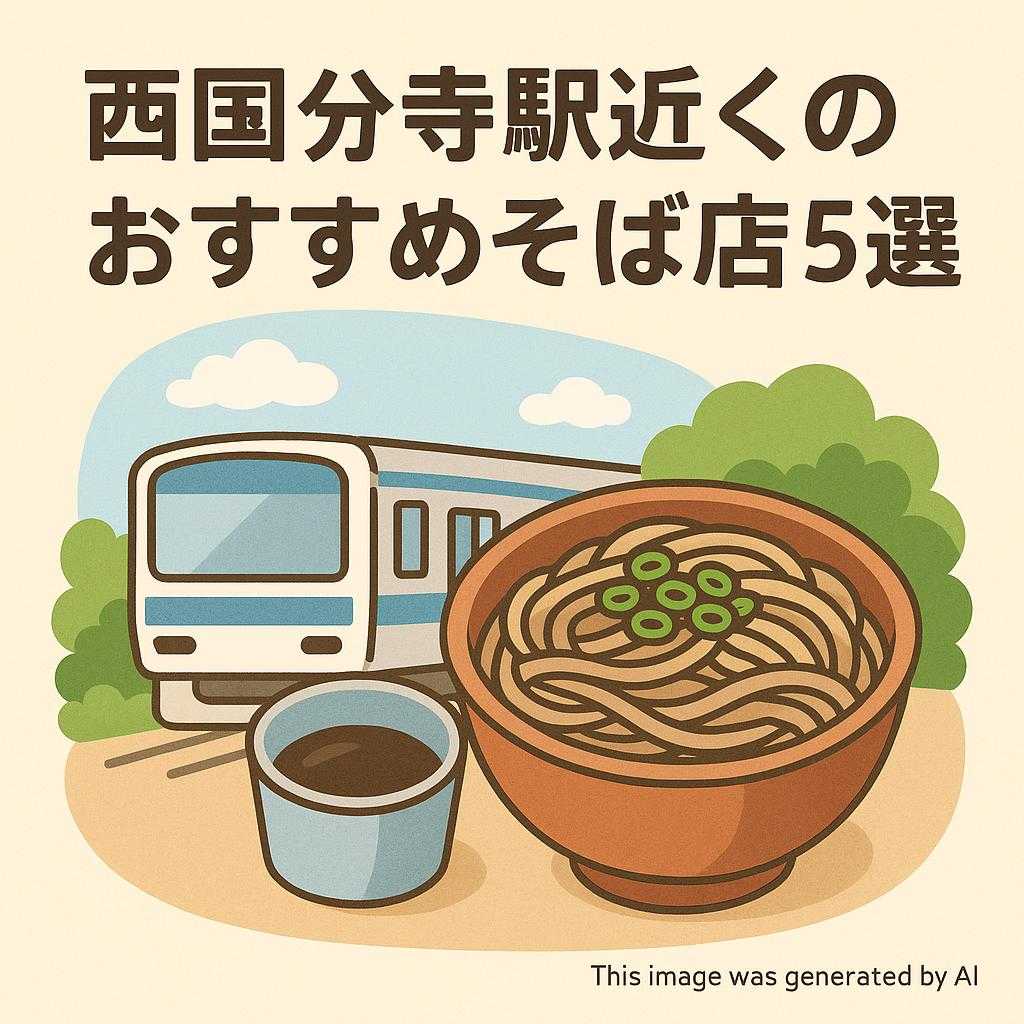 西国分寺駅近くのおすすめそば店5選