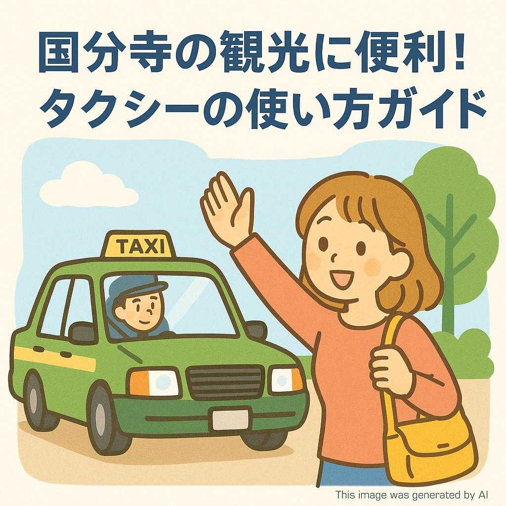 国分寺の観光に便利!タクシーの使い方ガイド