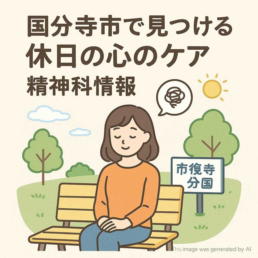 国分寺市で見つける休日の心のケア 精神科情報